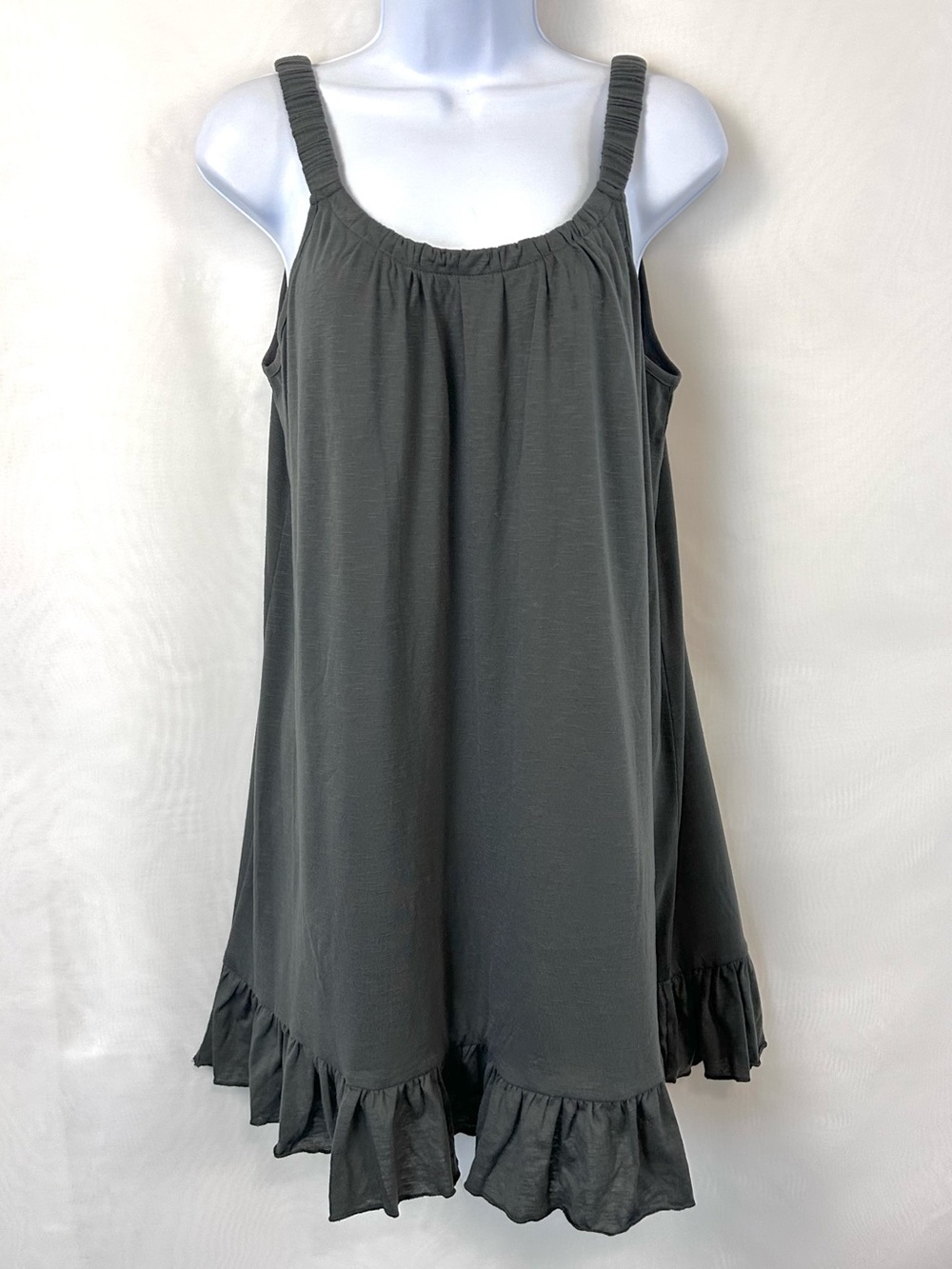 New AiMage Charcoal Gray Sleeveless Knit Sundress / Small
